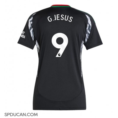 Zenski Nogometni Dres Arsenal Gabriel Jesus #9 Gostujuci 2024-25 Kratak Rukav Zenski Nogometni Dres Arsenal Gabriel Jesus #9 Gostujuci 2024-25 Kratak Rukav
